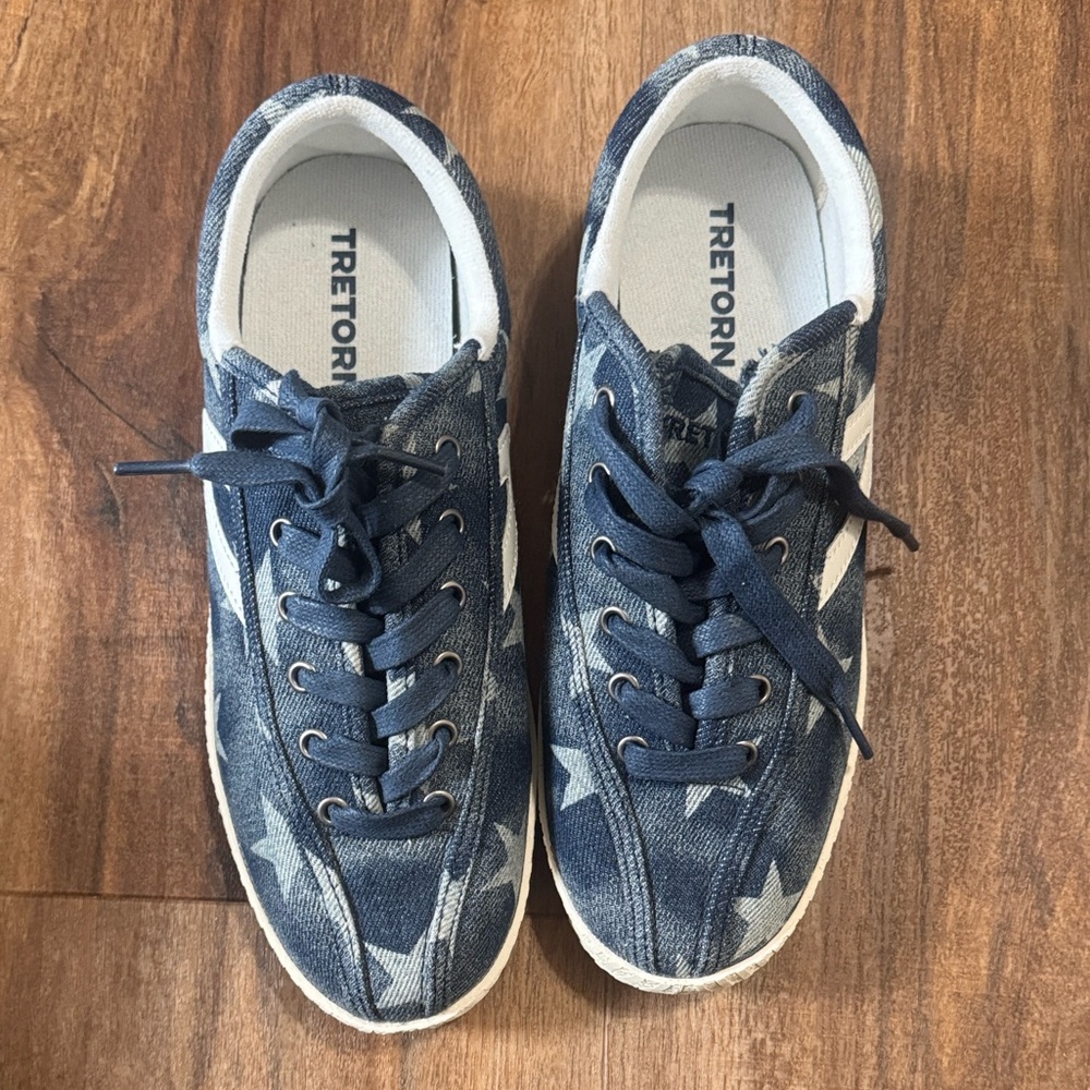 TRETORN Nylite Plus Star-Print Canvas Sneakers
